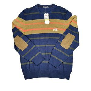 Ecko Unltd Sweater Mens Medium Long Sleeve Elbow Pads Pullover